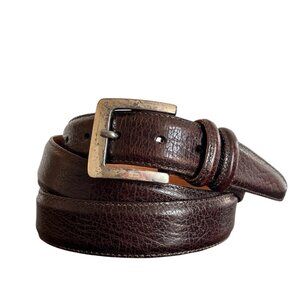 Martin Dingman Baby Buffalo Italian Calfskin Leather Mens Belt 42"